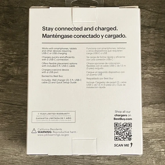 Best Buy Essentials 20W USB-C Wall Charger Kit - Picture 2 of 6